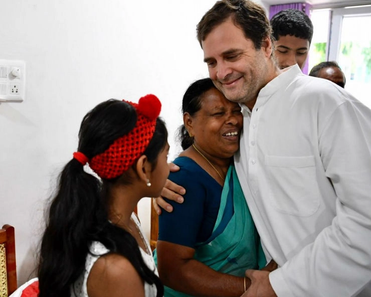 Rahul meets retired nurse, who held him as newborn, in Wayanad