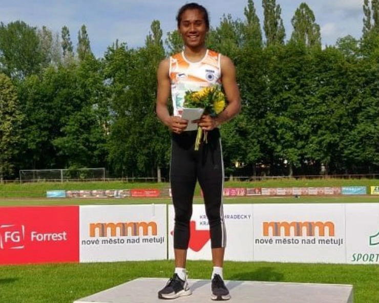 ‘Golden Girl’ Hima Das clinches her fifth gold in 400m race