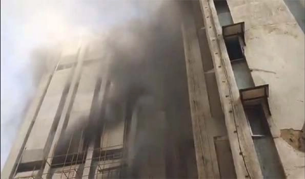 Fire breaks out in Bandra MTNL office, around 100 trapped