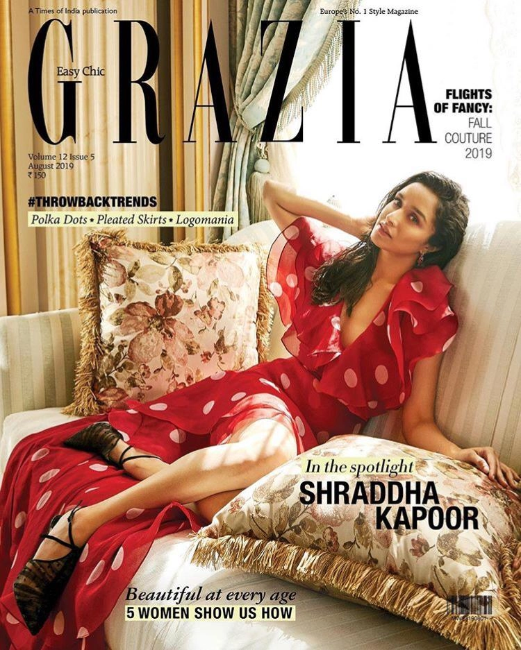 In the spotlight and we’re loving it! Shraddha Kapoor stuns on the August cover of a leading magazine
