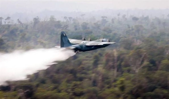 Brazil sends warplanes to douse Amazon fires