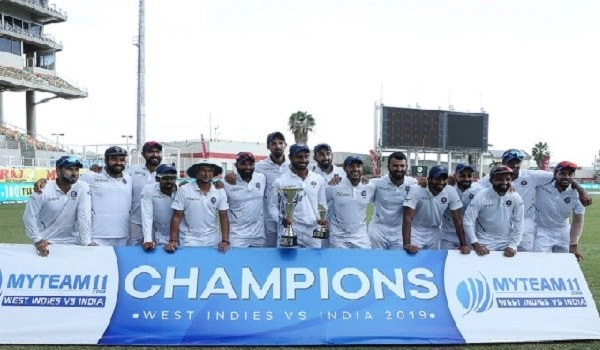 2nd Test: India beat Windies by 257 runs; sweep series 2-0