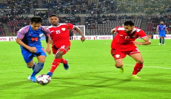 Indian football team in action after 492 days, draws with Oman at 1-1 scoreline