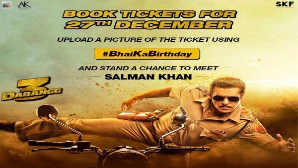 This year get a chance to meet Salman Khan, just by buying tickets for ‘Dabangg 3’!