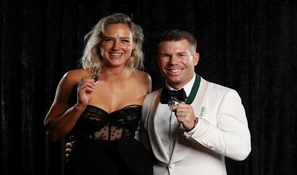 Oz Cricket Awards: Warner bags Allan Border medal, Perry claims Belinda Clark award