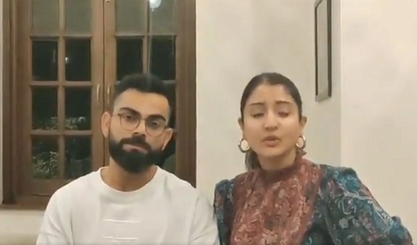 Virushka share awareness (video), urge people to stay at home