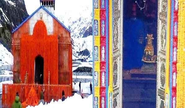 Process to open Kedarnath portals begins as Kedar Baba's 'doli' starts for shrine