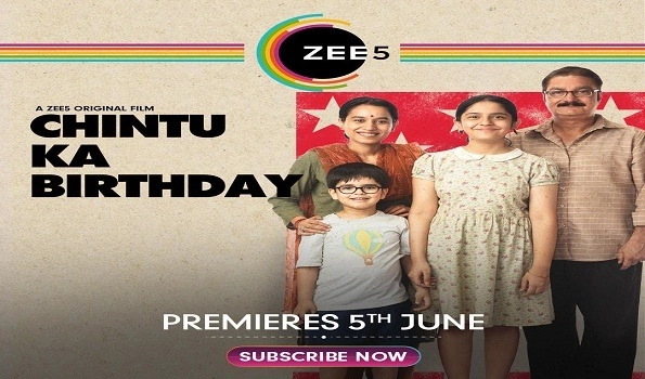ZEE5 to release original film  'Chintu Ka Birthday' on June 5