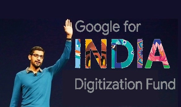 Google to donate 10 bn US$ for India Digitization Fund