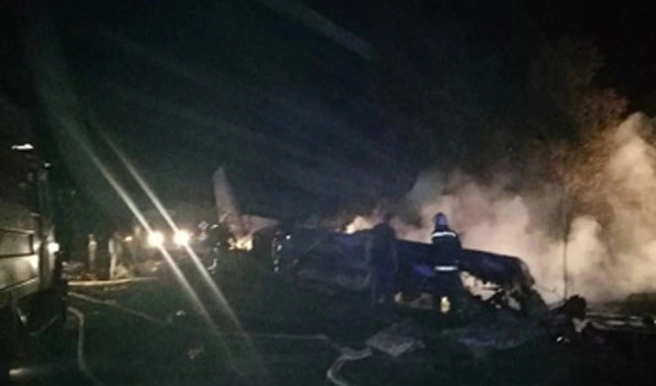 25 killed in Military plane crash in eastern Ukraine