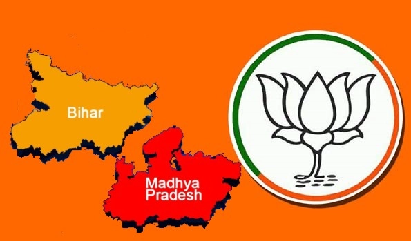 BJP retains Madhya Pradesh & NDA Bihar in 1st post COVID poll