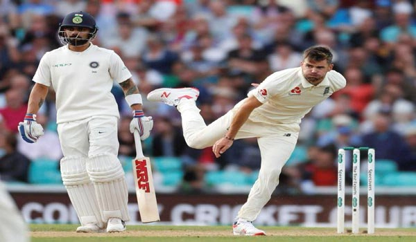 London Test: Anderson and Stokes strike, India slumps to 174-6