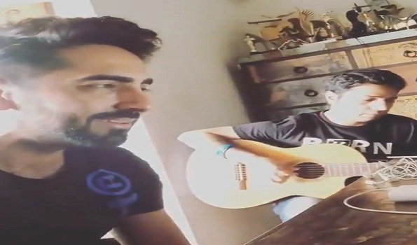 Ayushmann Khurana pays musical tribute to Kishore Kumar on his death anny (Video)