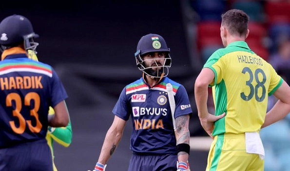 India defeats Australia by 13 runs in 3rd ODI, Oz takes the series 2-1