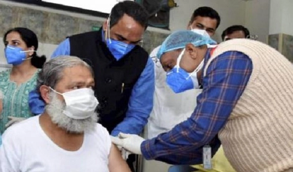 Haryana Minister, who took trial Covid-19 vaccine shot, tests positive