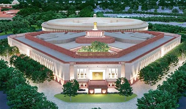 PM Modi lays foundation stone of New Parliament Building