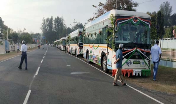 Andaman gets 25 air-conditioned zero tailpipe emission e-buses