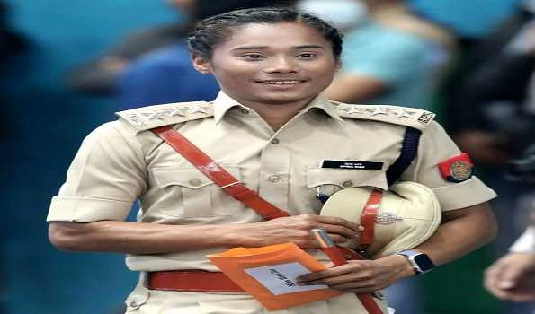 Ace sprinter Hima Das appointed as DSP of Assam police (Video)