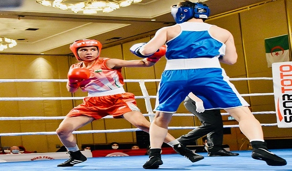 Bosphorus Boxing: Nikhat Zareen stuns two-time world champion Kyzaibay to advance into semis