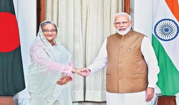 Modi-Hasina hold talks focussing on Covid-19 cooperation, trade & connectivity
