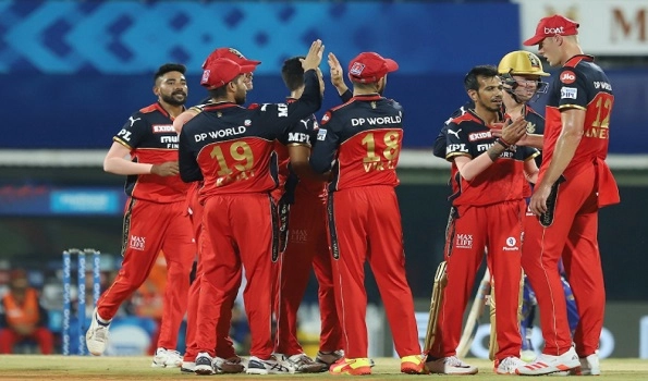 IPL 2021: Harshal, de Villiers heroics guide RCB to two-wicket victory over MI