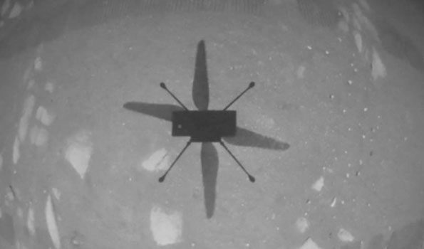 Mars Ingenuity helicopter makes historic test flight