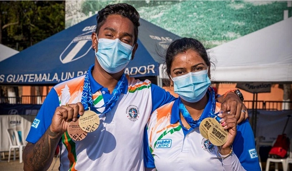Archery WC: Couple Atanu Das, Deepika Kumari win golds, India finish with 4 medals