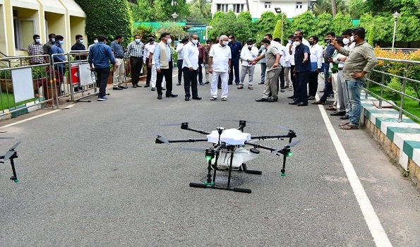 Covid-19: Drone to sanitise, deliver medicines in containment zones in Bengaluru