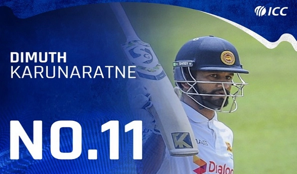 SL captain Karunaratne closes in on Top 10 of ICC Men’s Test Player Rankings