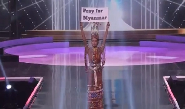 “Speak for Myanmar”: Miss Universe contestant seeks global support