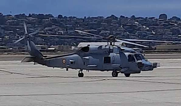 Indian Navy receives two MH-60R helicopters from US