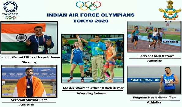 Five Air warriors to represent India in Tokyo Olympics: IAF