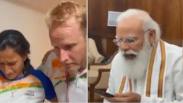 Watch: “Don’t cry, India is proud of you,” PM Modi tells emotional Indian women's hockey team