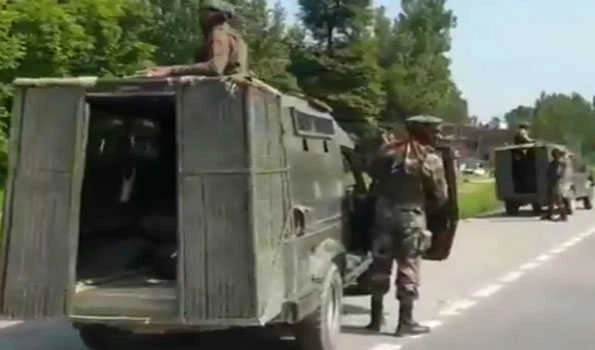 BSF convoy attacked by militants on Srinagar-Jammu highway, encounter underway