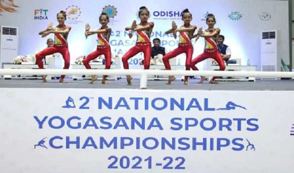 India's first-ever National Yogasana sports championship begins with 560 young athletes