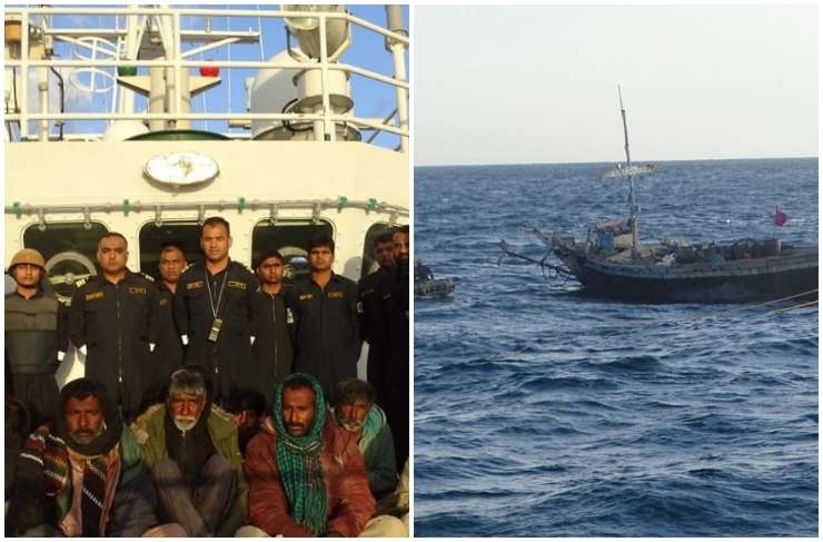 Pakistani boat with 10 crew apprehended off Gujarat coast