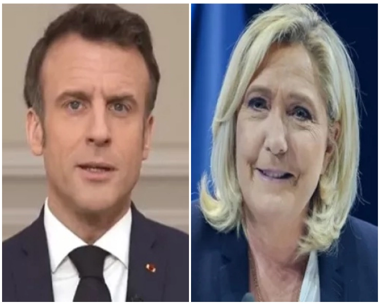 French presidential election: Emmanuel Macron to face Marine Le Pen in runoff