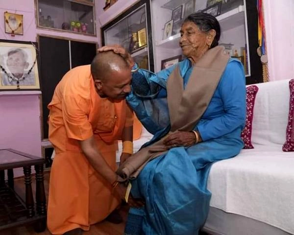 Yogi Adityanath visits ancestral home after 28-year, meets mother