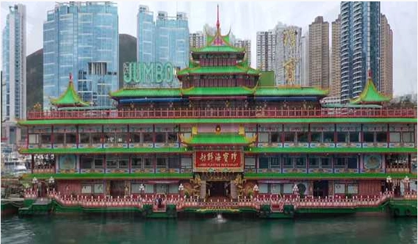 WATCH - Hong Kong's iconic floating restaurant sinks