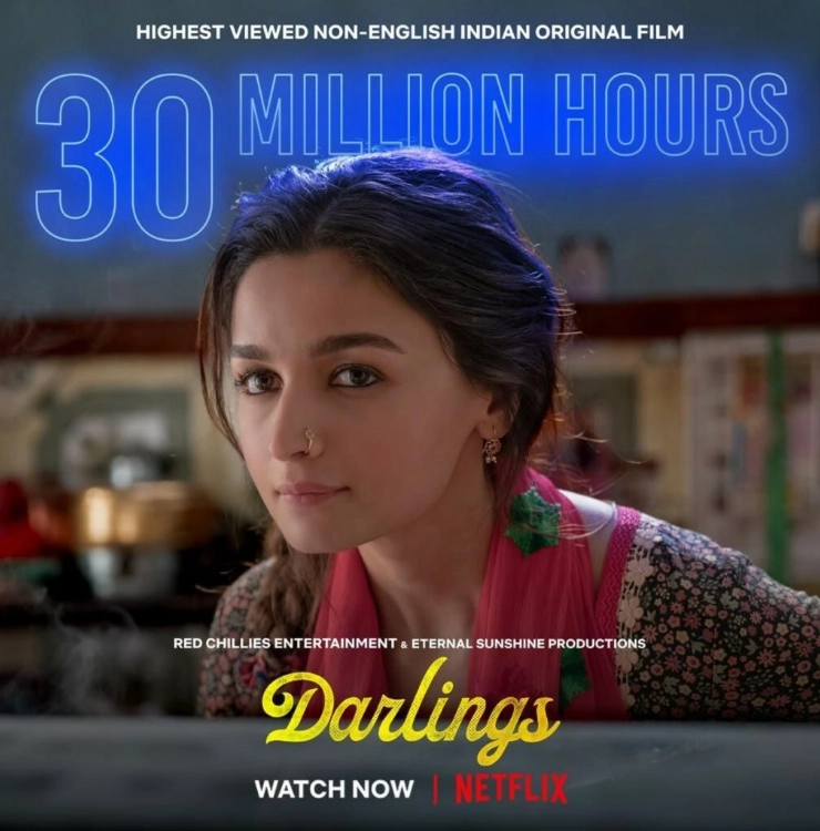 Alia Bhatt’s ‘Darlings’ in Netflix’s global top 10 for third week