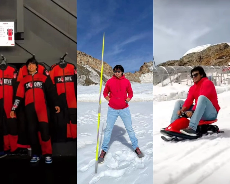 From skydiving to skiing: Neeraj Chopra ENJOYING 'holiday of lifetime' in Switzerland (PICS)