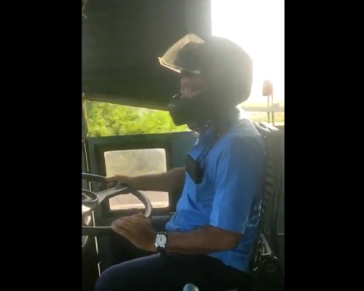 Kerala: PFI strike turns violent, VIDEO of KSRTC driver wearing helmet while driving bus goes viral - WATCH