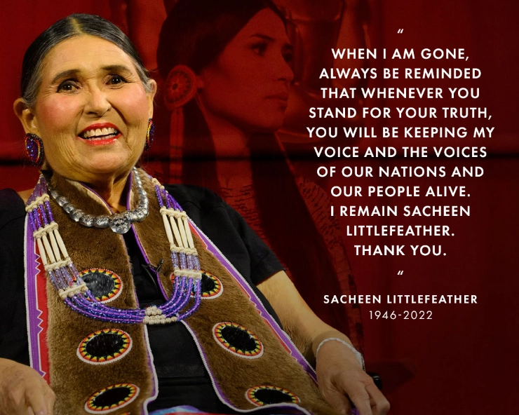 Sacheen Littlefeather: Native American actress who declined Marlon Brando’s Oscar for ‘The Godfather’, dies at 75