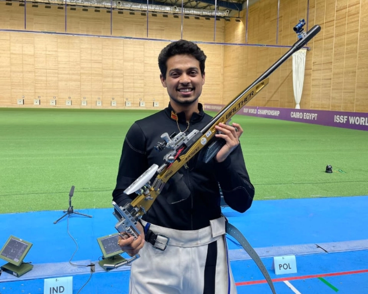Kolhapur's Swapnil Kusale selected for Paris Olympics in 50 metre rifle-shooting event