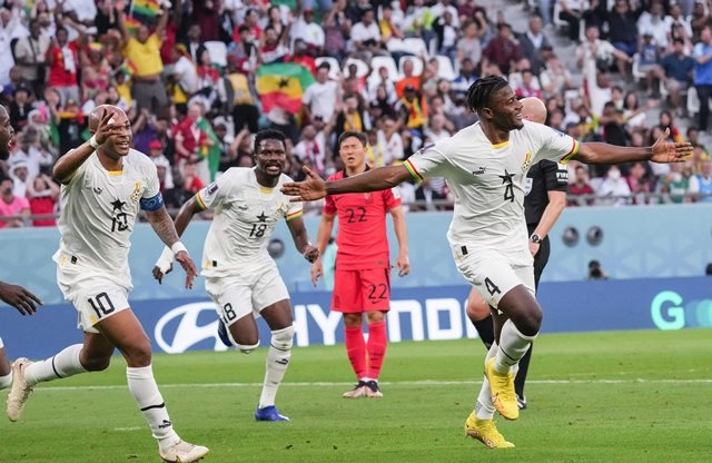 Ghana defeats South Korea by 3-2 in FIFA World Cup