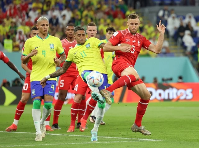 Brazil beat Switzerland 1-0 to sail into last 16 of FIFA World Cup
