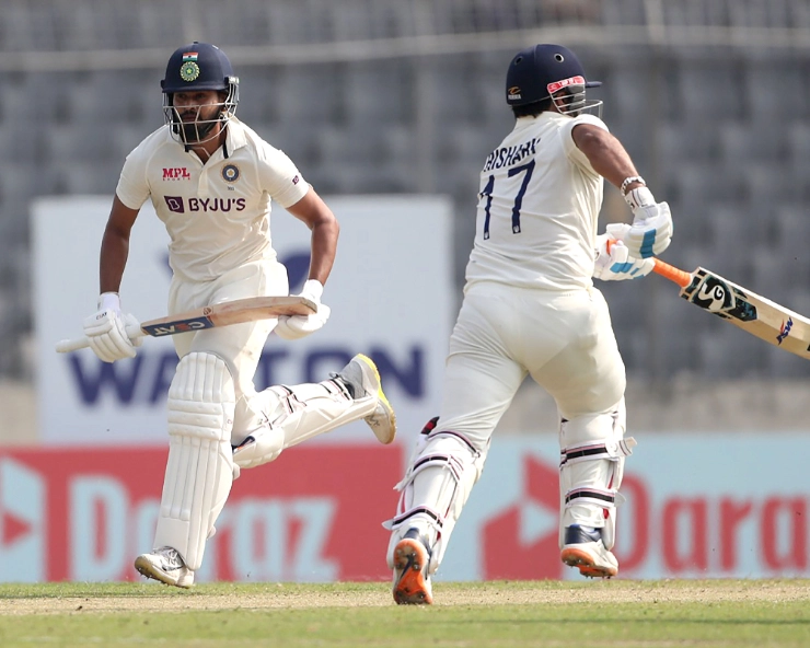 IND vs BANG, 2nd Test: Rishabh Pant, Shreyas Iyer's quickfire 159 run stand puts India in strong position