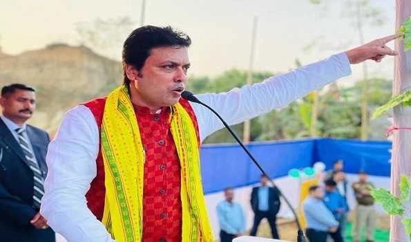 Biplab Deb accused of raising false allegations of attack and indulging tension