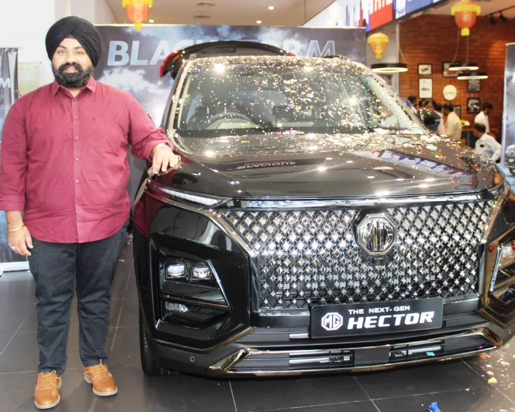 MG Motor India launches India’s first Internet SUV 'Hector BLACKSTORM'
