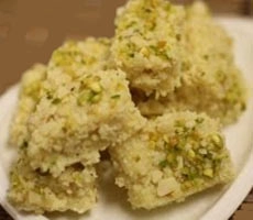 Diwali Sweets - બેસન નાળિયેરની બરફી